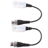 2x CCTV Video Balun CAT5 to BNC Passive Transceiver Adapter