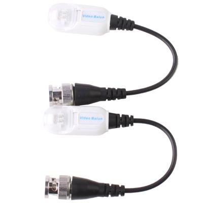2x CCTV Video Balun CAT5 to BNC Passive Transceiver Adapter