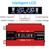 Zhizun Modified Sinewave 12V to 220V 4000W Car Power Inverter(Red)