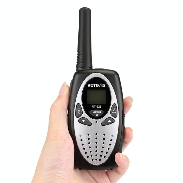 1 Pair RETEVIS RT628 0.5W US Frequency 462.550-467.7125MHz 22CHS Handheld Children Walkie Talkie(White)