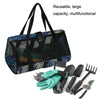 Multifunctional Breathable Portable Garden Tool Bag Fishing Gear Storage Bag(Dark Green)