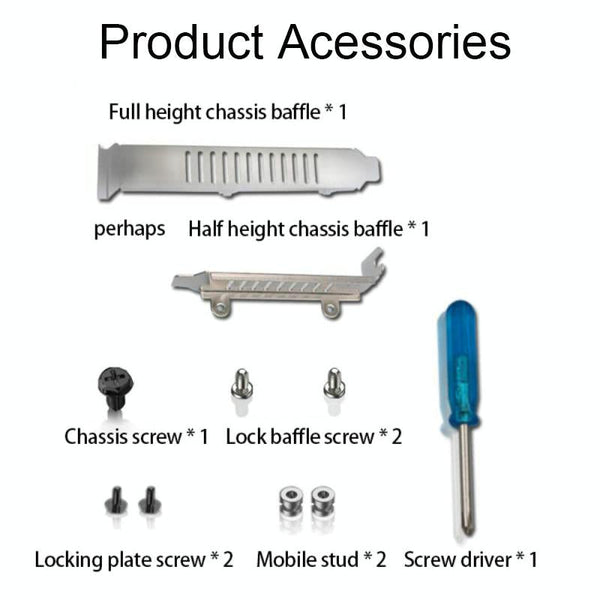 PCI-E X8 Double Disk Transfer Card NVME M.2 MKEY SSD RAID Array Expansion Adapter(PH45)