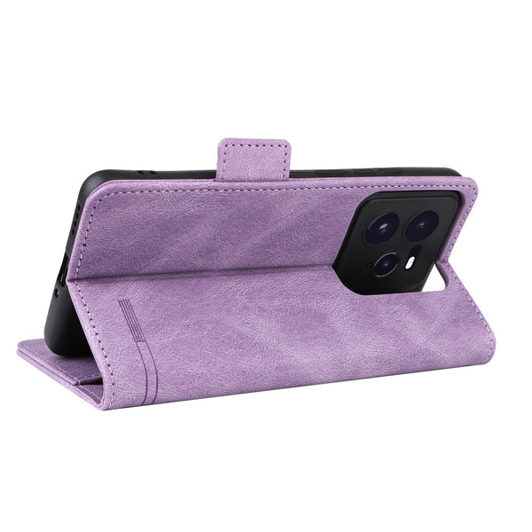 For Realme CT7 Pro Magnetic Clasp Leather Phone Case(Purple)