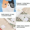 8pcs Cotton and Linen Sanitary Napkin Storage Bag Handy Clutch Bag(Turtle)