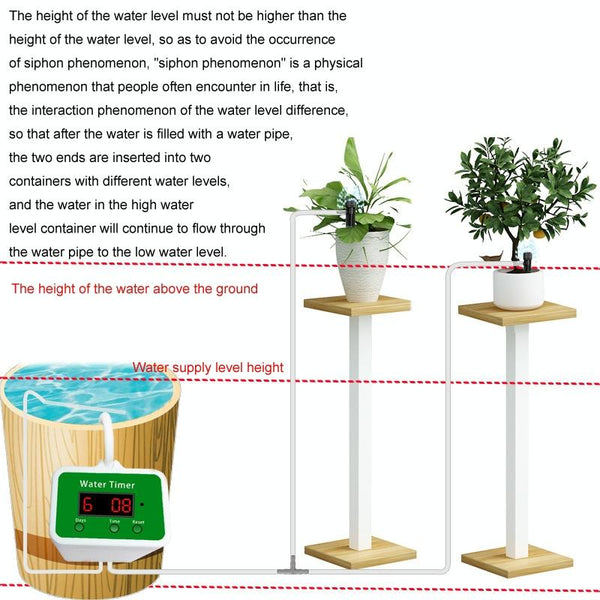 Household Intelligent Drip Irrigation Automatic Watering Timing Machine, Specification: Water 2 Potted Plants