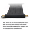 PCI-E 3.0 16X 180-degree Graphics Card Extension Cable Adapter Cable, Length: 15cm