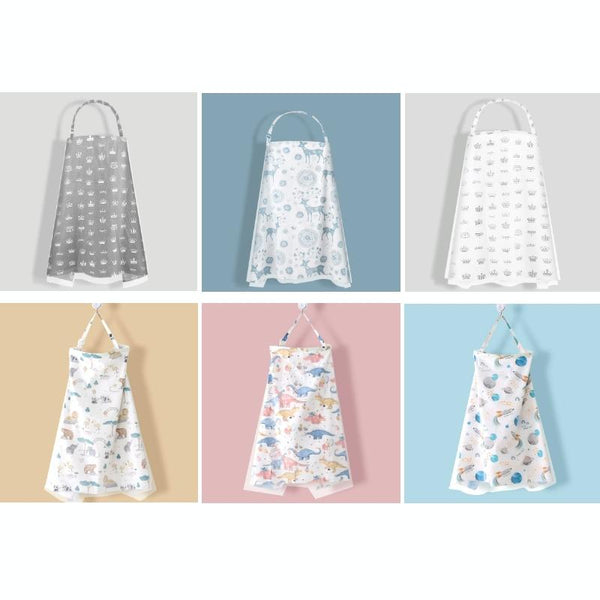 Anti-exposure Nursing Pad Outdoor Fig Leaf Stroller Mosquito Net, Color: Sika Deer