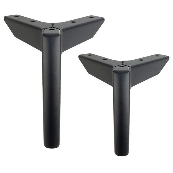LH-FJ0039 Metal Furniture Support Legs, Height: 8cm(Titanium)