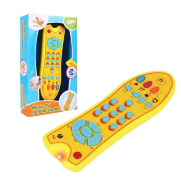 Baby Toys Music Mobile Phone TV Remote Control Early Educational Toys Electric Numbers Remote Learning Machine(Pink)