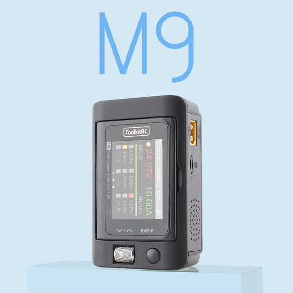 ToolkitRC M9 600W Airplane Li-Po Battery Balance Charger With Voice Function(Black)