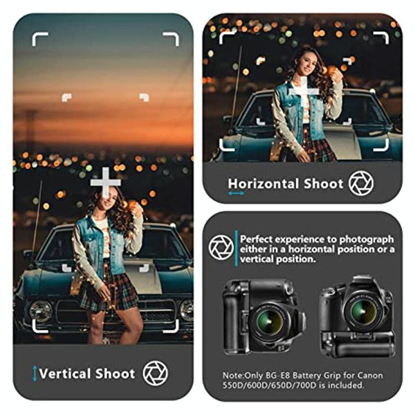Professional Creates Beautiful Moment Vertical Battery Grip with Infrared Remote for Canon C70DB