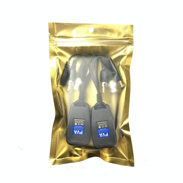 CVI/AHD/TVI Video Balun with Power & Audio (2-Pack) 200m Over Cat5/6