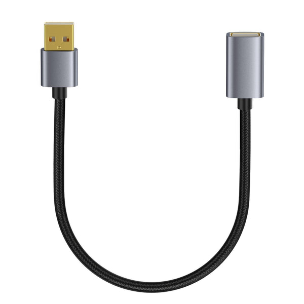 USB2.0 A Male to A Female Extension Data Charging Cable, Length:0.3m