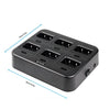 RETEVIS RTC21 Multi-function Six-Way Walkie Talkie Charger for Retevis RT21/RT24, US Plug