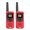 1 Pair RETEVIS RT49B 0.5W US Frequency 462.5500-467.7125MHz 22CHS FRS Two Way Radio Handheld Walkie Talkie, US Plug(Red)