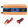 Carmaer Modified Sine Wave 12V to 220V 1600W Car Multi-function Double Digital Display Inverter Household Power Converter
