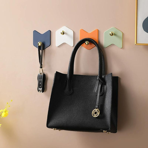 4 PCS / Set JM066 Arrow-shaped Sticky Hook Behind Door Wall Seamless Hook(Blue)