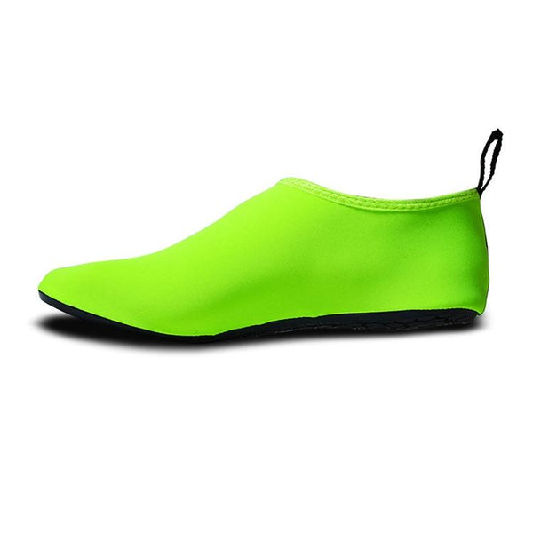 Non-slip Wear-resisting Thick Rubber Sole Diving Shoes and  Socks, One Pair, Size:XXXL (Green)