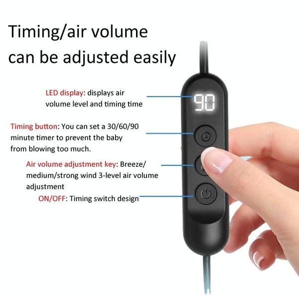 USB Powered Cooling Pad Baby Stroller Seat Cushion with Fan 3 Speed Adjustable Levels, Size: 36 x 88cm(Beige)