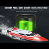 HongXunJie HJ806 2.4Ghz Water Cooling High Speed Racing Boats with Remote Controller, Auto Flip Function, 200m Control Distance(Red)
