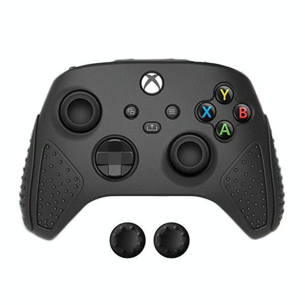 For XBox Series S / X Gamepad Non-Slip Silicone Protective Case(Black)