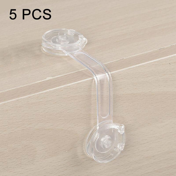 5 PCS/Pack Children Drawer Anti-opening Cabinet Door Refrigerator Safety Lock