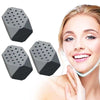 3PCS 7th Generation Masseter Ball Mandibular Trainer Facial Muscle Trainer Silicone Face-Lifting Device(Gray)