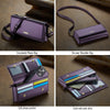 CaseMe Me30 Multi Functional Diagonal Cross Bag Phone Case(Purple)