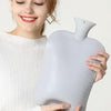3000ml Large-Capacity Hot Water Bottle Injection Water Heating Foot Bed Warmer Quilt PVC Warmer Water Bag(Dark Blue)
