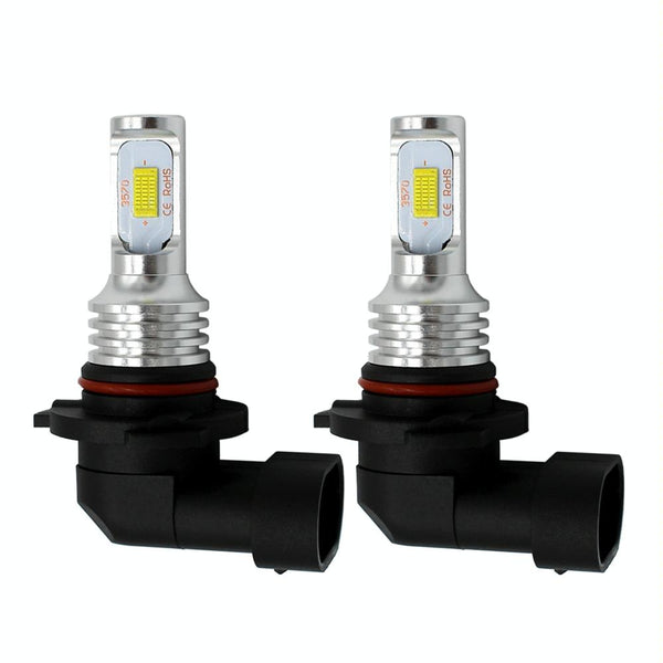 2 PCS 9005 HB3 72W 1000LM 6000-6500K Super Bright White Light Car Fog LED Bulbs, DC 12-24V (Yellow Light)