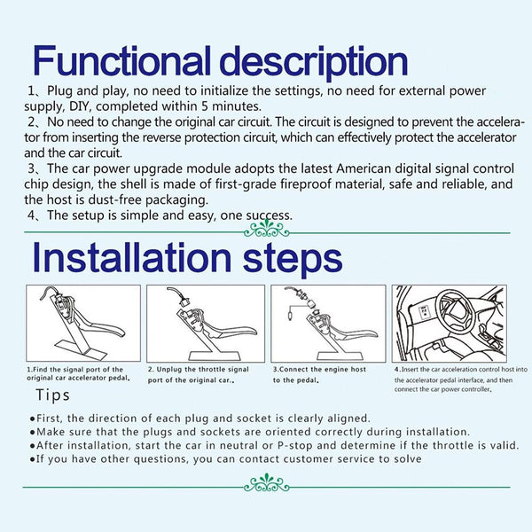 For Proton Persona TROS MB Series Car Potent Booster Electronic Throttle Controller