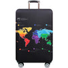 Travel Luggage Cover Suitcase Dustproof Scratch-proof Protection Elastic Sleeve, Size:M Size 22 to 24 inch(Geometric Map)