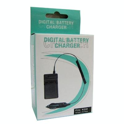 Digital Camera Battery Car Charger for KODAK K7001/ K7004(Black)