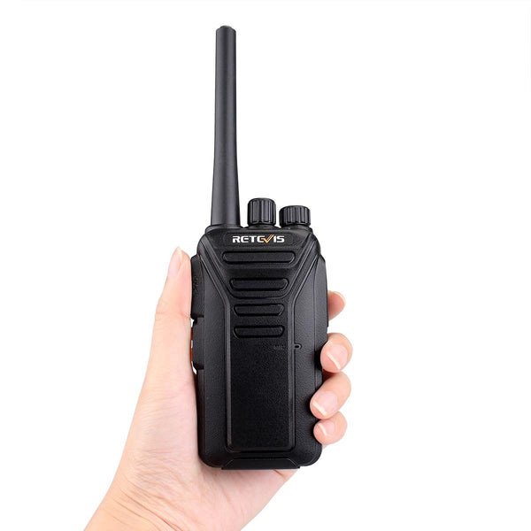 RETEVIS RT27 0.5W EU Frequency 446MHz 16CHS FRS Two Way Radio Handheld Walkie Talkie, EU Plug(Black)