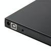 USB 2.0 Universal Notebook External 12.7mm CD/DVD SATA Port Optical Drive Box Kit(Black)