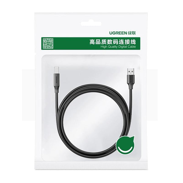 UGREEN USB 2.0 Nickel-plated Printer Cable Data Cable, For Canon, Epson, HP, Cable Length: 1m