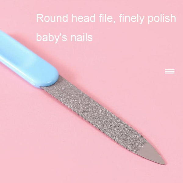 9pcs/set Blue Children Cleaning Care Set Maternal and Baby Grooming Supplies Care Tools