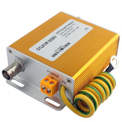 220V 2-in-1 Power & Video Surge Protector - Gold (CYL01VP-2/220V)