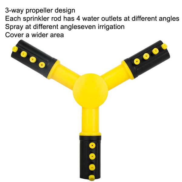 360 Degrees Rotating Watering Device, Style: With 4 PCS 4-point Connector