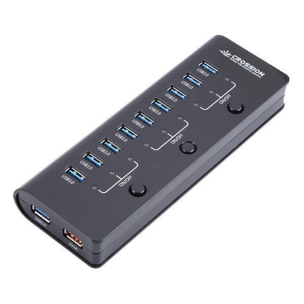 ORICO CRU3-H9C1 10 Port USB3.0 12V 4A HUB Power Adapter, Plug:EU Plug