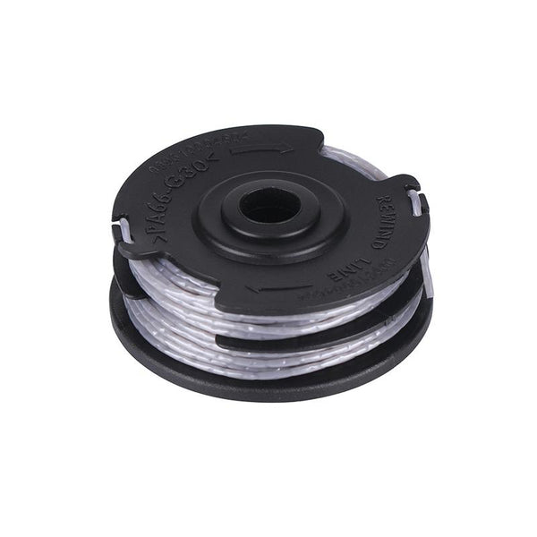 Lawnmower Nylon Double Layer Mowing Line Playing Rope Spool Replaces Greenworks(Black)