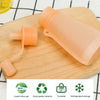 120ml Reusable Silicone Baby Food Pouches Refillable Squeeze Storage Containers(White)