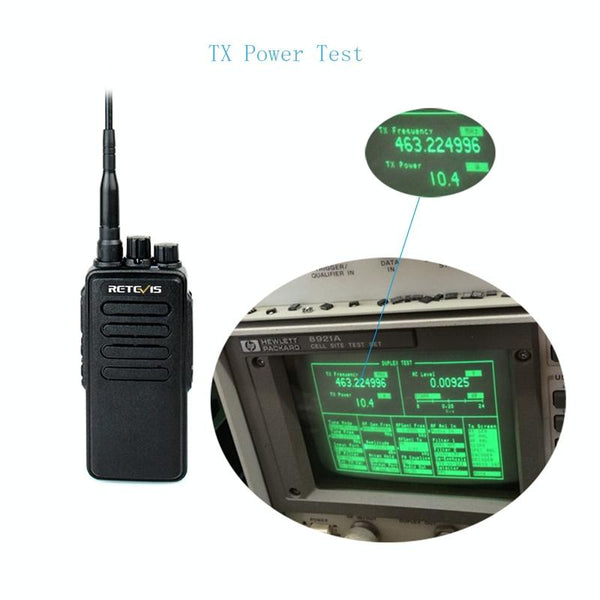 RETEVIS RT1 10W UHF 400-520MHz 16CH Handheld Walkie Talkie, US Plug