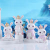 Piggy Banks God Rabbit Home Ornaments Gift Crafts, Size: Large Purple