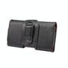 Universal Horizontal Style Leather Waist Bag with Back Splint For iPhone X , Samsung S7 / S5 / S4, Grand DUOS / I9082(Black)