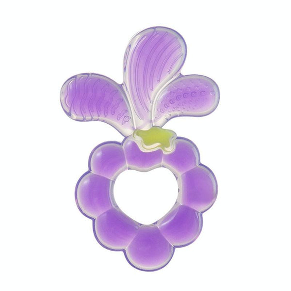 Baby Food-Grade Silicone Grape Teether Toddler Teething Sticks Fruit Silicone Nibbles, Color: Purple