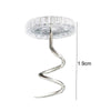 20pcs /Box Twist Nails Transparent Spiral Nails Sofa Cushion Bed Sheet Skirt Fixer(Round)
