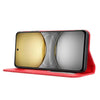 For Realme C75 4G Magnetic Buckle Retro Texture Leather Phone Case(Red)