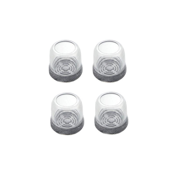 4pcs / Set Thickened Wear-Resistant Table And Chair Leg Covers Household Quiet Non-Slip Stool Foot Protector, Style: Mini Small Round Transparent