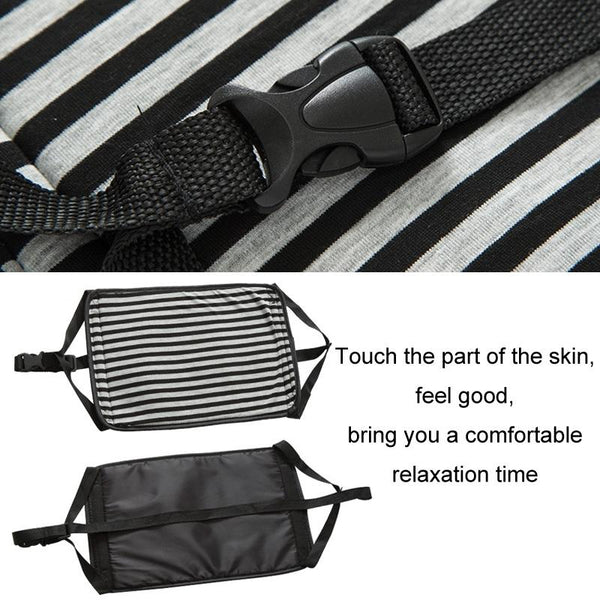 Travel Foot Rest Hammock Office Leisure Pedal, Color: Navy Blue All-in-one